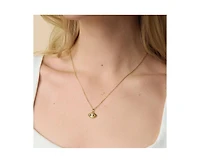 Little Sky Stone 14K Gold Plated Evil-Eye Charm Necklace