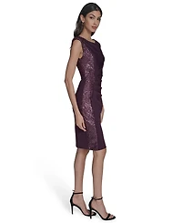 Eliza J Petite Social Velvet Dress