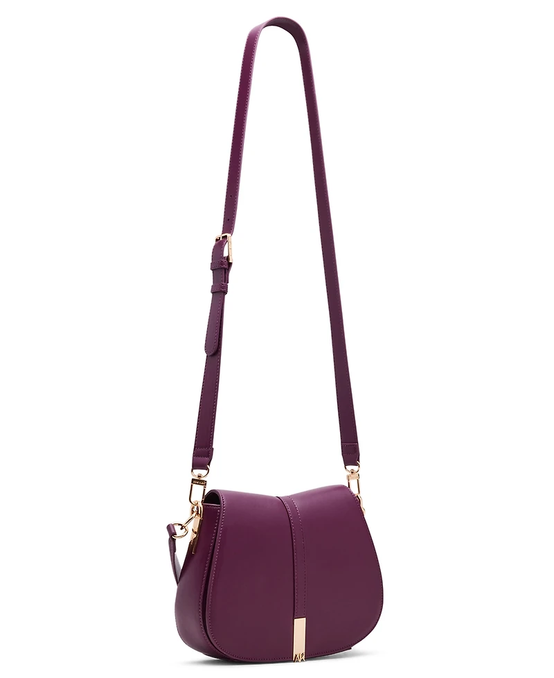 Anne Klein Convertible Strap Small Saddle Bag