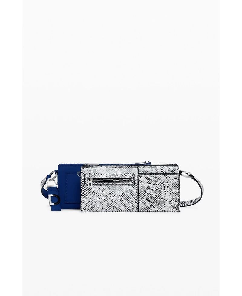 Desigual Women's Small convertible animal print bag