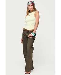 Edikted Women's Shanee Tie Shoulder Top