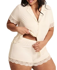 Adore Me Plus Isa Short Pajama Set