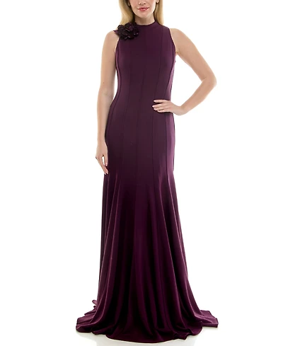 Taylor Women's Mock Neck Cocktail Dress