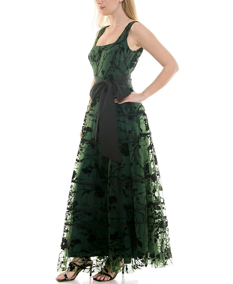 Taylor Women's Scoop Neck A-Line Dress