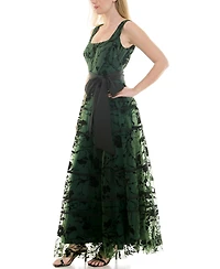 Taylor Women's Scoop Neck A-Line Dress