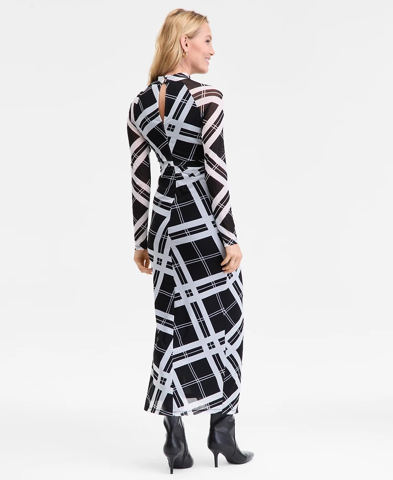 I.n.c. International Concepts Women's Side-Ruched Maxi Dress, Macy's Exclusive