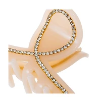 Rhinestone Loop Large Claw Clip By Adina Eden