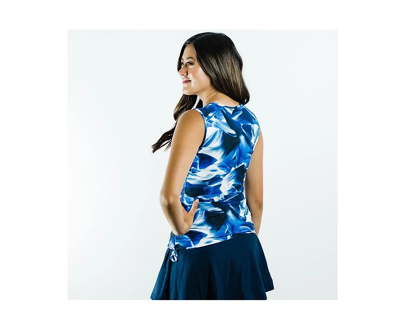 Calypsa Plus Size Closed Back Maya Swim Top