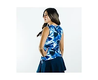 Calypsa Plus Size Closed Back Maya Swim Top