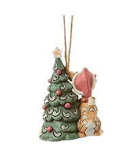 Jim Shore Woodland Rudolph with Tree Hanging Ornament