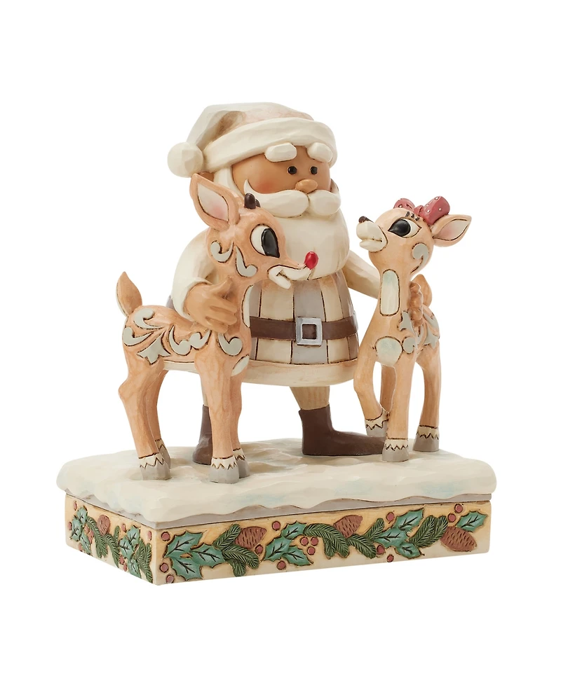Jim Shore Woodland Santa with Reindeers Figurine
