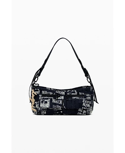 Desigual Women's Medium newspaper handbag