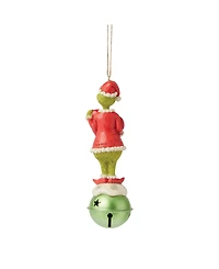 Jim Shore Grinch on Bell Dated 2025 Ornament