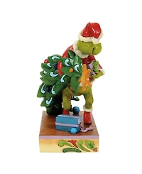 Jim Shore Grinch Carrying Stealing Tree Figurine