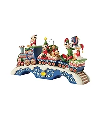 Jim Shore Mickey and Friends Train Figurine