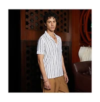 Campus Sutra Men's Wavelength-Knit Shirt