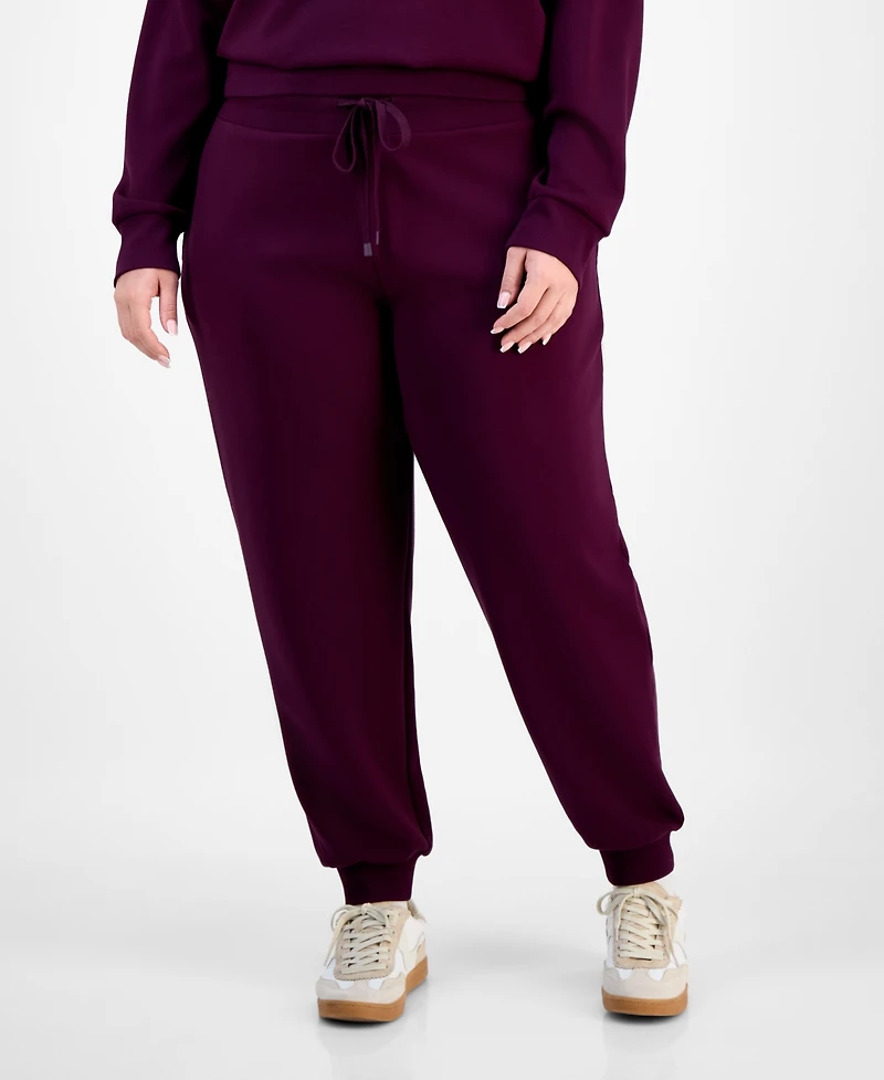 And Now This Trendy Plus Cozy Scuba Drawstring Jogger Pants, Macy's Exclusive