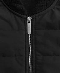 Alfani Men's Long Sleeve Mixed Media Jacket, Macy's Exclusive