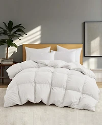 Unikome Heavyweight White Goose Feather and Fiber Comforter