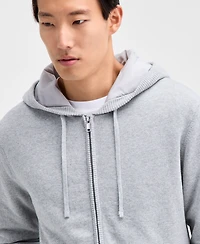 Alfani Men's Milano Long Sleeve Double Knit Zip-Front Hoodie, Macy's Exclusive