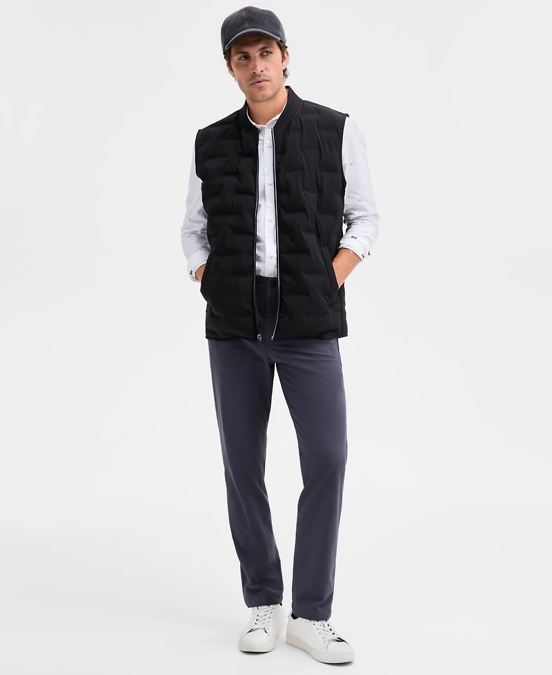 Alfani Men's Alfatech Quilted Zip-Front Vest, Macy's Exclusive