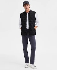 Alfani Men's Alfatech Quilted Zip-Front Vest, Macy's Exclusive