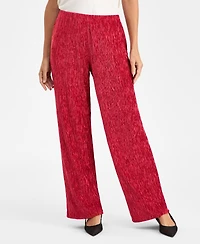Jm Collection Women's Pleated Velvet Pants, Macy's Exclusive