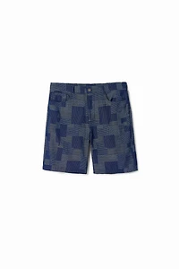 Desigual Men's Patch denim shorts