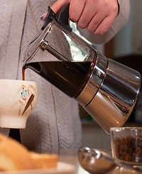 London Sip Stainless Steel 9-Cup Espresso Maker