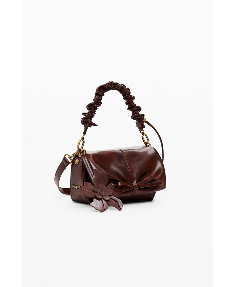 Desigual Women's Small shiny floral bag