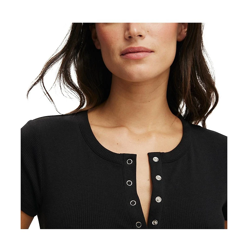 Cotton On Women's Christy Henley Tee