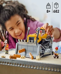 Lego City Yellow Bulldozer 60466 Toy Building Set, 682 Pieces