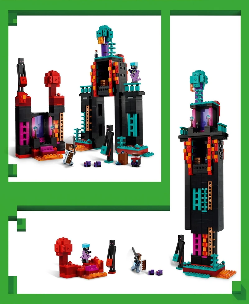 Lego Minecraft the Enderman Tower 21279 Toy Building Set, 867 Pieces