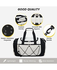 Urtala Gym Bag for Men - 18 Inches Small Duffle with Shoe Compartment, Lightweight Travel Sports, & Weekend Trips