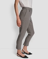 Dkny Petite Houndstooth Ankle Pants