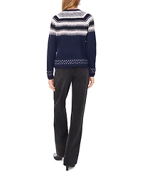 Sam & Jess Women's Cozy Fairisle Sweater