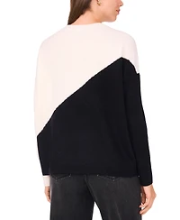 Sam & Jess Women's Vertical Colorblock Sweater