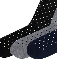 Polo Ralph Lauren Men's 3-Pk. Classic Dot Dress Socks