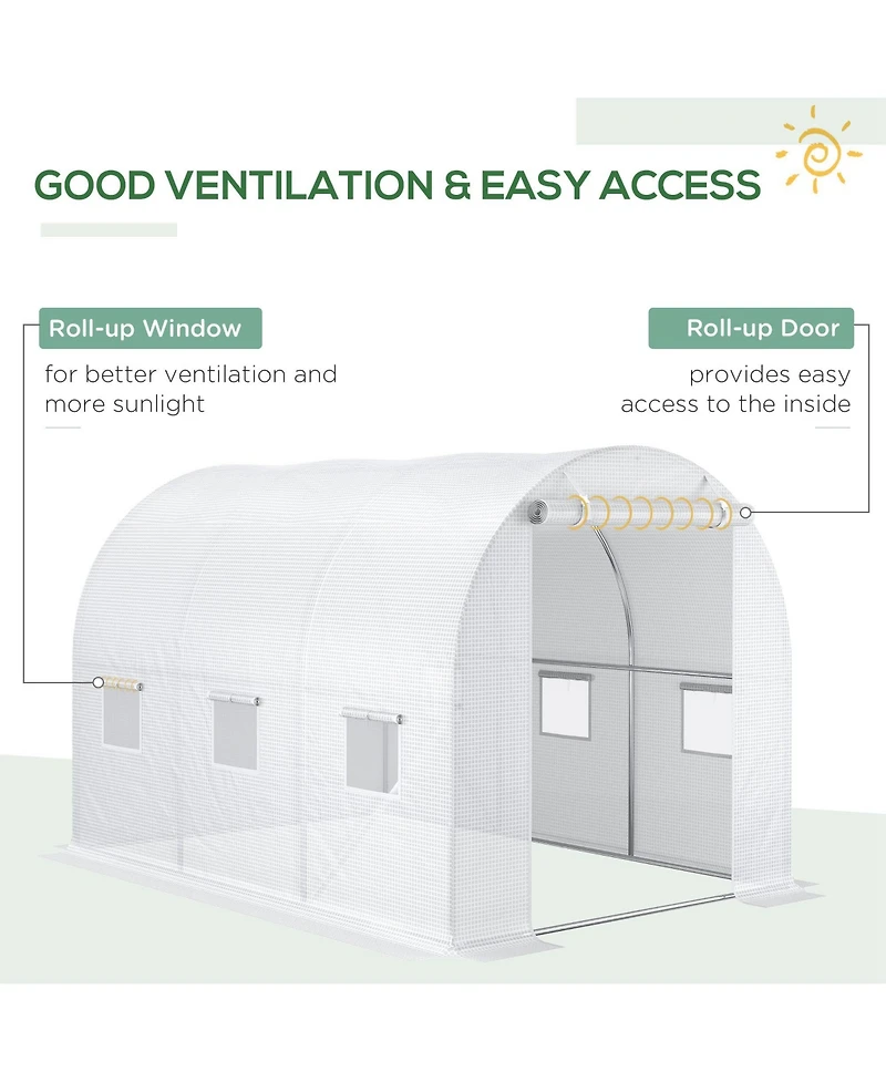 Outsunny 9.8' x 6.6' x 6.6' house Cover Replacement,