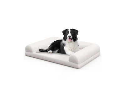 Akiudex Orthopedic Dog Bed with Bolsters and Egg-Crate Foam
