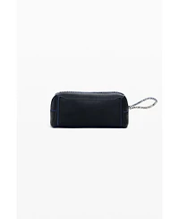 Desigual Women's Medium faux leather toiletry bag with contrasts