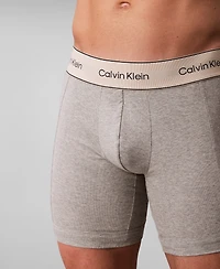 Calvin Klein Men's 3-Pack Stretch Cotton Boxer Briefs