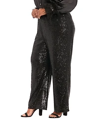 Muse Plus Sequin Pull On Pants