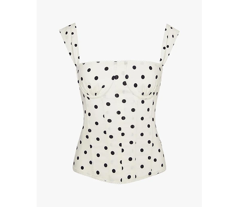 WeWoreWhat Ruched Cup Corset