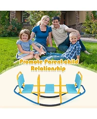 Outdoor Kids Seesaw Swivel Teeter for Ages 3 to 8 Years