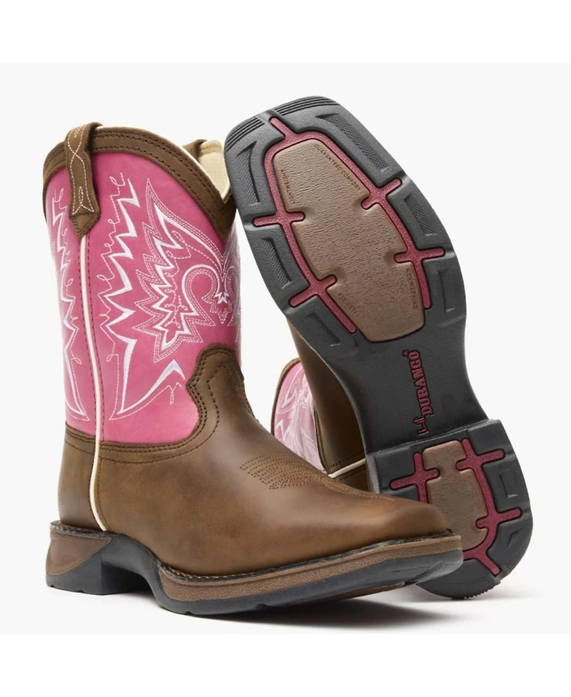 Durango Lil' Big Kid Let Love Fly Western Boot