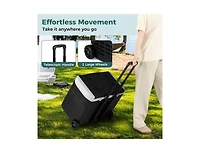 Akiudex 12v car refrigerator 42qt with touch panel and removable divider