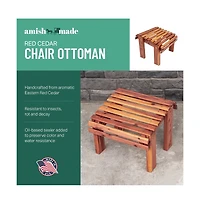 American Furniture Classics Cedar Stationary Ottoman