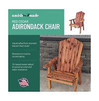 American Furniture Classics Cedar Stationary Chair W Stationary Ottoman