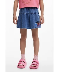 Desigual Girls's Cherry denim miniskirt